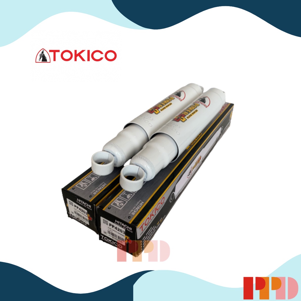 TOKICO POWER PLUS โช้คอัพ โทคิโคะ พาวเวอร์พลัส ชนิดน้ำมัน คู่หลัง ISUZU D-MAX  ปี 2012 - 2019 (รหัส 