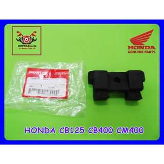 HONDA CB125 CB400 CM400 UNDER FUEL TANK RUBBER REAR SET "GENUINE PARTS" (BLACK) // ยางรองถังน้ำมัน ตัวหลัง ของแท้