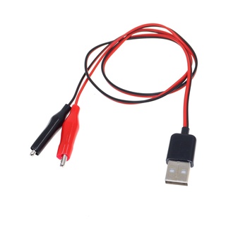 อะแดปเตอร์พาวเวอร์ซัพพลายจระเข้ ตัวผู้ ตัวเมีย USB 58 ซม. สี…