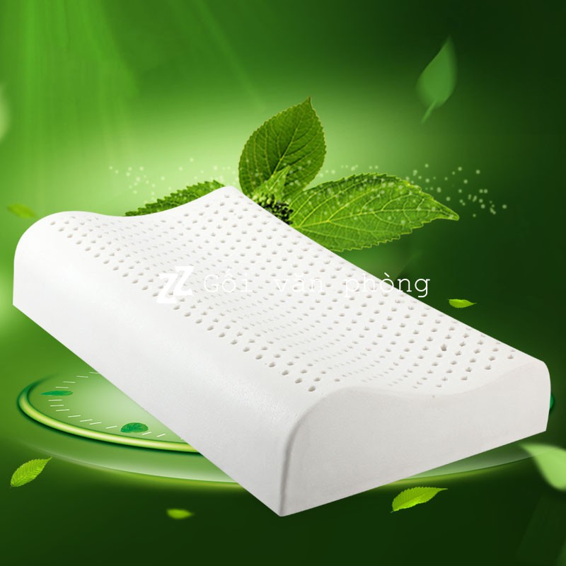 ZURI PILLOW LDH-01 น้ํายางธรรมชาติ Shaping Sleeping PILLOW เพื่อป้องกันอาการปวดคอและไหล่