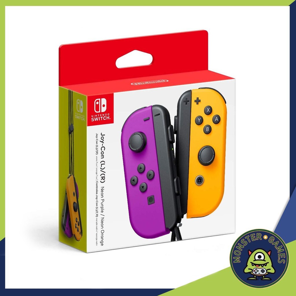 Joy-Con สีม่วง-ส้ม Nintendo Switch (Joy-Con Orange-Purple color for Nintendo Switch)(Joy Con Switch)(Joycon Switch)