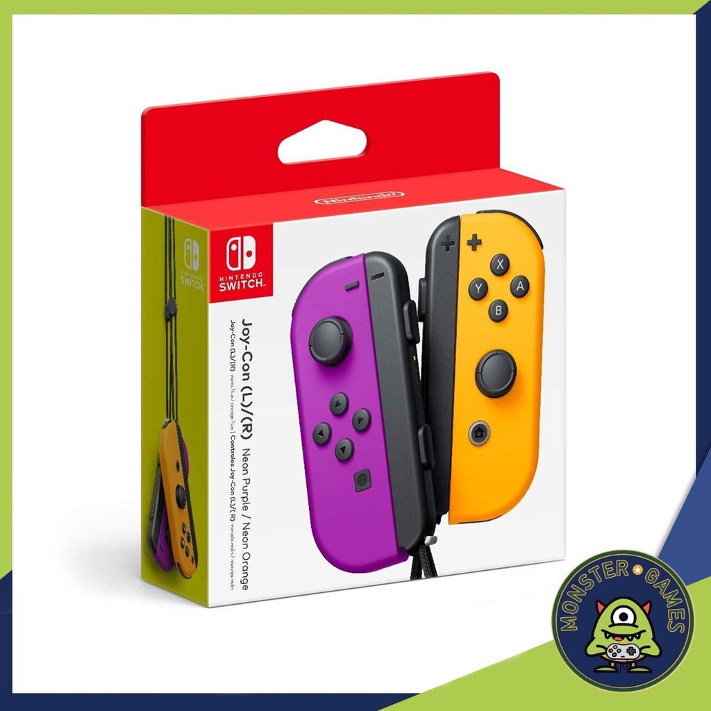 Joy-Con สีม่วง-ส้ม Nintendo Switch (Joy-Con Orange-Purple Switch)(จอยคอน Switch)(Joy con Switch)
