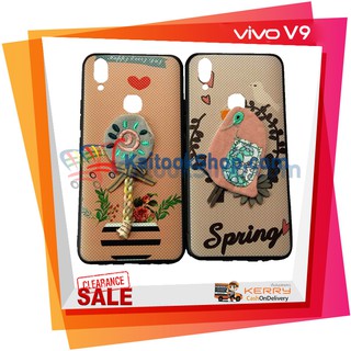 เคสคลุมหลัง กันกระแทก ลายการ์ตูนแฮนด์เมด # VIVO V9