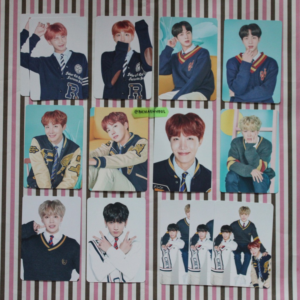 BTS 4th Muster Japan JP Mini Photo Card | Jungkook V Jimin Suga Jhope Jin RM Photocard