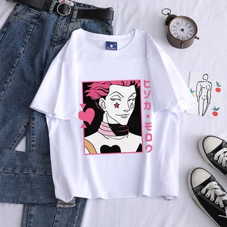 เสื้อยืดแขนสั้นลําลอง ผ้าฝ้าย พิมพ์ลายการ์ตูน Hunter X Hunter Hisoka พลัสไซซ์ แฟชั่นฤดูร้อน สําหรับผู้ชาย และผู้หญิง 202