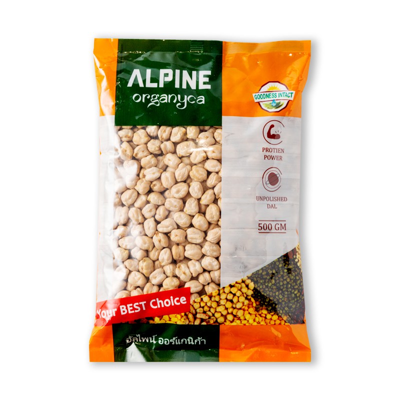 อัลไพน์ ถั่วลูกไก่ 500 กรัม Alpine Chick Peas 500 grams