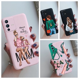 เคสโทรศัพท์มือถือ ลายการ์ตูนเด็กผู้หญิง คุณภาพสูง สําหรับ Vivo V2130 Vivo V23 5G