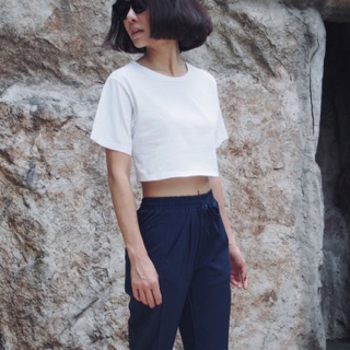 Crop top in white