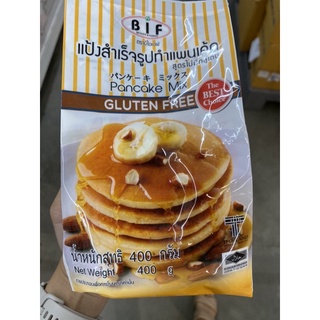 แป้งสำเร็จรูป ทำแพนเค้ก สูตรไม่มีกลูเตน ตรา บีไอเอฟ 400g. Pancake Mix Gluten Free (B I F)