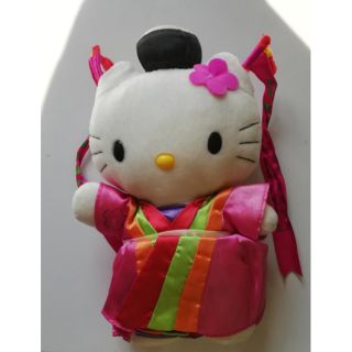 มือ2,ของเล่น ของสะสม ตุ๊กตาผ้า Hello Kitty คิตตี้ใส่ชุดเกาหลี