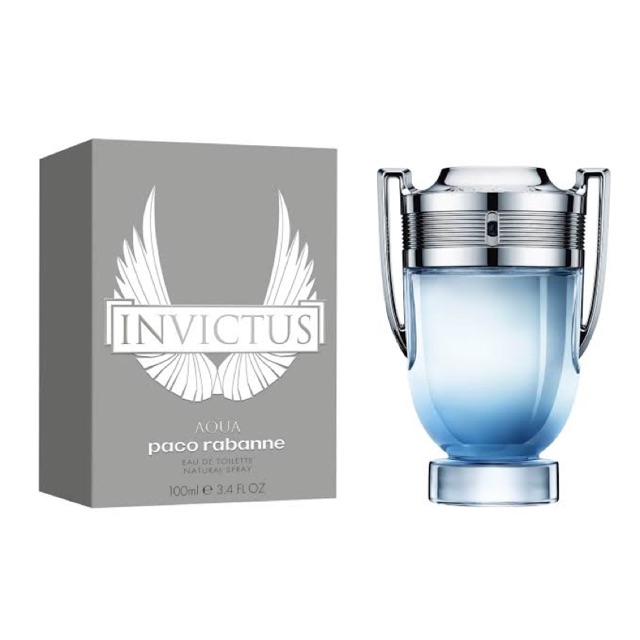 Paco Rabanne invictus aqua edt 100ml กล่องซีล