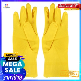 ถุงมือยาง POLY-BRITE COMFORT SIZE L สีเหลืองRUBBER GLOVES POLY-BRITE COMFORT SIZE L YELLOW