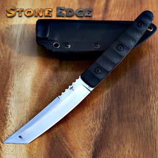 Stone Edge มีดพก มีดเดินป่า D2 Full-tang 60HRC พร้อมซอง Kydex