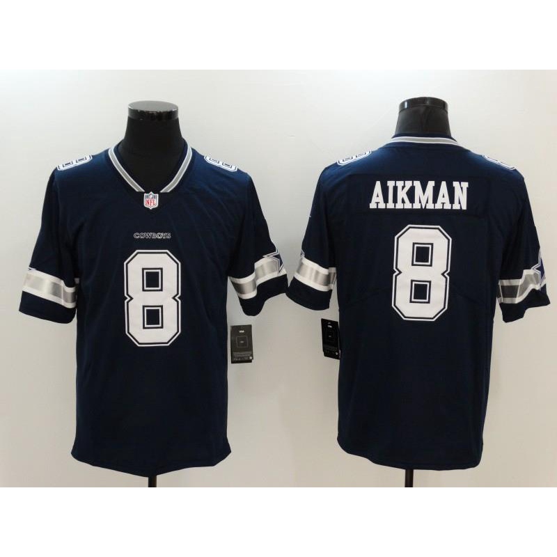 เสื้อผ้าฟุตบอล Nfl Dallas Cowboys Cowboys 8 Troy Aikman Man ชุดเย็บปักถักร้อย