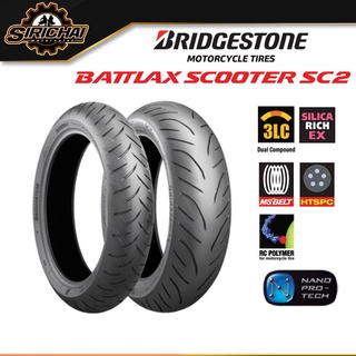 ฺBridgestone SC2 ยาง สำหรับ Yamaha T-Max / BATTLAX SCOOTER SC2