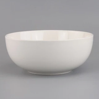 INDRA CERAMIC ชุดชาม ชุบเคลือบขาว เซรามิกเข้าไมโครเวฟได้