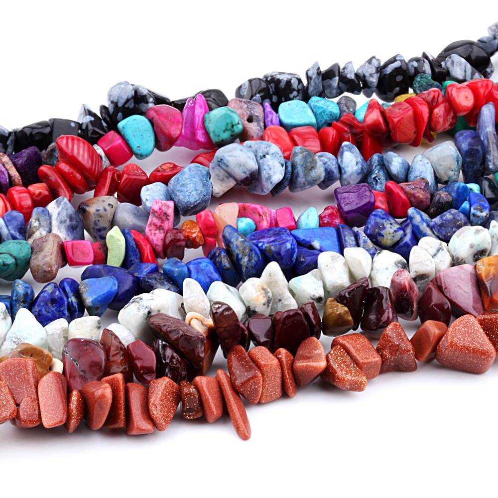 St.kunkka 1 ชิ้น 16 นิ้ว 5-8mm หินธรรมชาติลูกปัดคริสตัลสร้อยข้อมือสร้อยคอทำเครื่