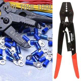 Tool HX-10 Carbon Steel Crimper Ratchet Terminal Pliers 1.25~10mm²  AWG10-6 Red Handle