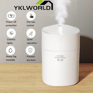 YKLWORLD 220ml K5 เครื่องพ่นไอนำ้ เครื่องเพิ่มความชื้นในอากาศ ามชื้นระบบอัลตร้าโซนิก