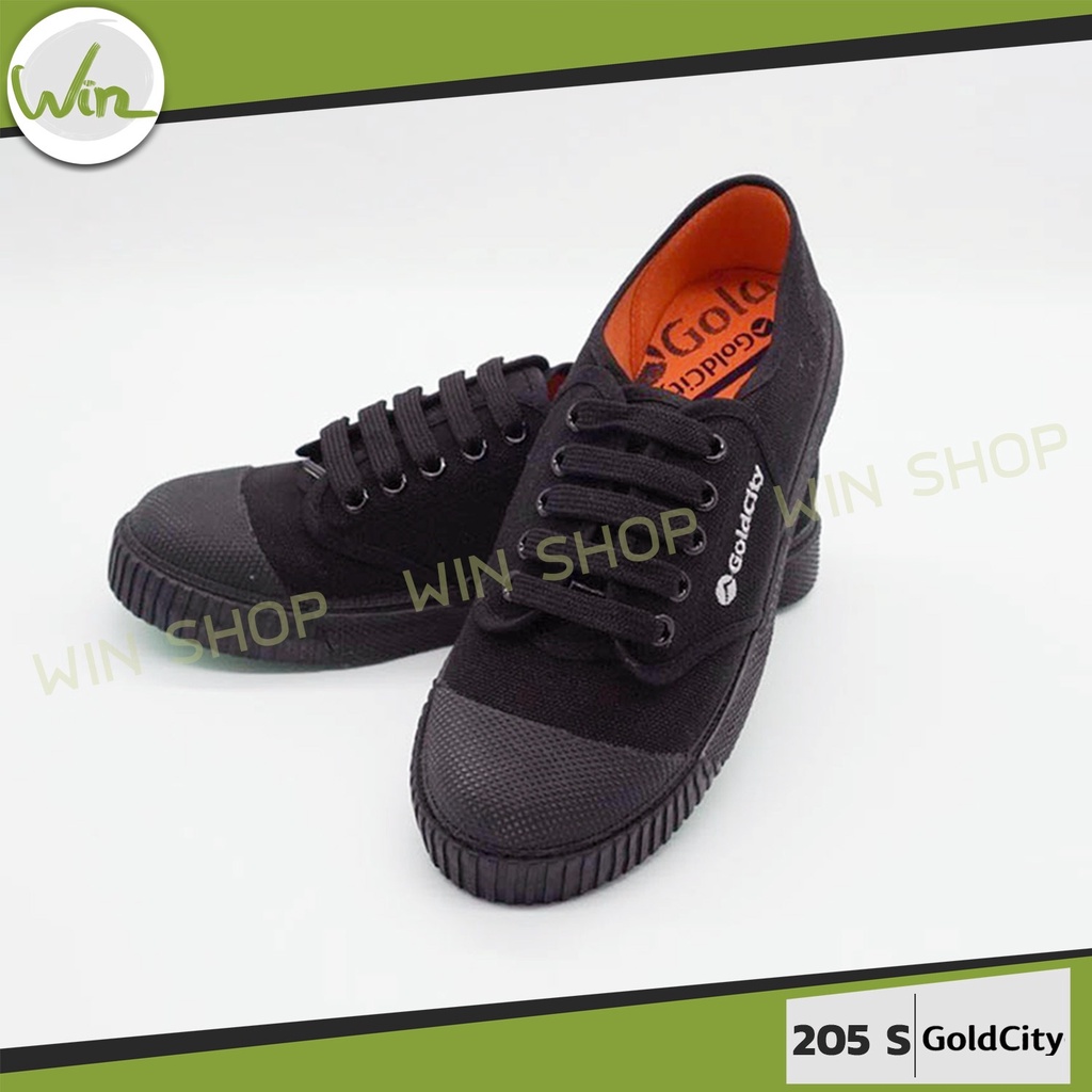รองเท้าผ้าใบ Gold city รุ่น 205s รองเท้าผ้าใบนักเรียน ยี่ห้อ โกลซิตี้ ของแท้ จากบริษัท