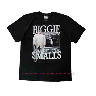 เสื้อยืดโอเวอร์ไซส์เสื้อยืด BIGGIE HipHop เสื้อสตรีท Biggie Hiphop tshirtS-3XL