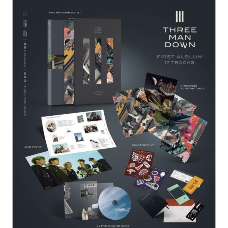 อัลบั้ม Three Man Down สินค้าใหม่ยังไม่แกะซีล (พร้อมส่ง)