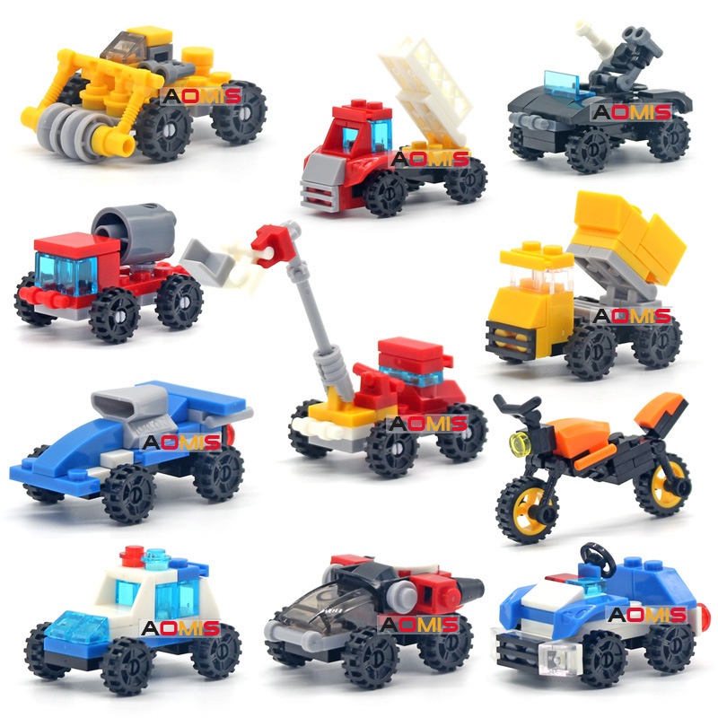 INEX2SHOP LEGO BULLDOZER ของเล่นตัวต่อเลโก้ขนาดเล็ก nano lego block