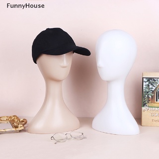 [FunnyHouse] หุ่นหัวนางแบบพลาสติก สําหรับโชว์วิกผม หมวก