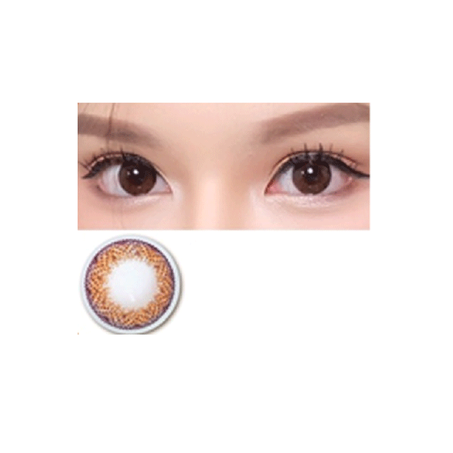 คอนแทคเลนส์ Contactlens สายธรรมชาติ. รุ่น Myown สายตา+ปกติ Prettydoll 0.00 ถึง - 6.00 เลนส์นิ่มใส่สบายตา แถมตลับ