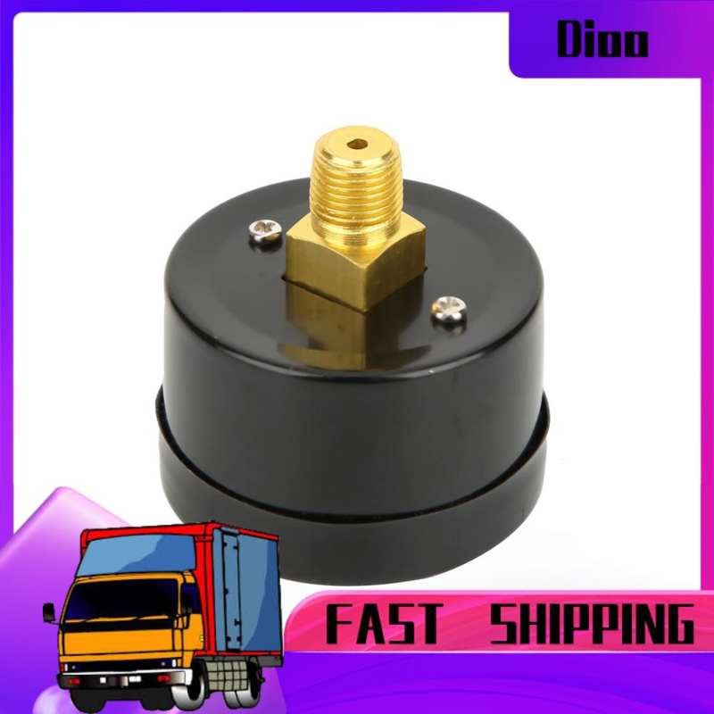 Dioo 10mm Thread Air Compressor Pressure Gauge 0 ~ 180 PSI 0 ~ 12Bar Meter Tester