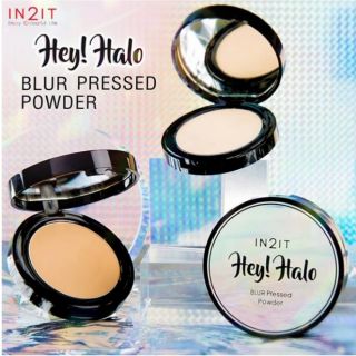 ถูก/แท้ แป้งอัดแข็ง หน้าเนียน IN2IT Hey! Halo Blur Pressed Powder