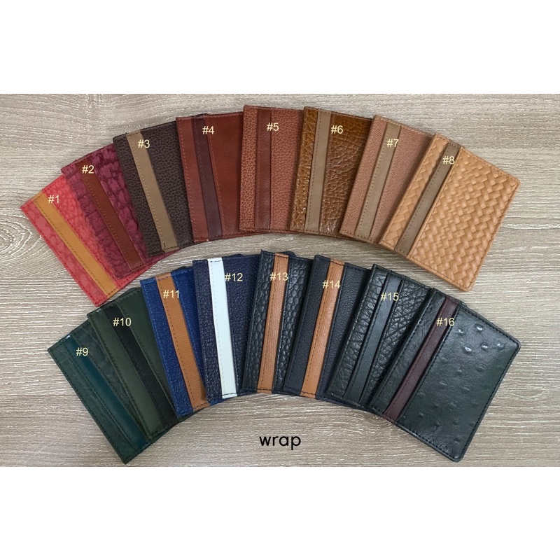 เคลียร์สต้อค กระเป๋านามบัตร Card Holder หนังแท้ *พร้อมส่ง* Stock sale