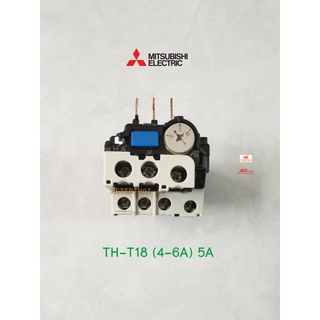 MITSUBISHI โอเวอร์โหลด Overload Relay TH-T18 5A ( 4-6A )