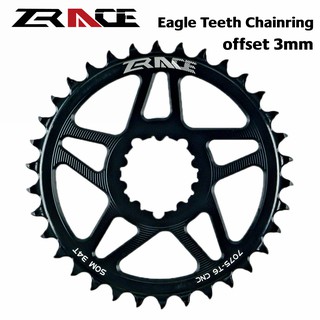 ZRACE 10s 11s 12s Chainring, Eagle teeth 7075AL CNC, offset 3mm, MTB Chainwheel, for SRAM Direct Mount Crank