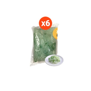 MOKI บุกเส้นสั้น เขียว-ขาว 200g x6 บุกเพื่อสุขภาพ (FK0124-1) Konjac noodle white and green