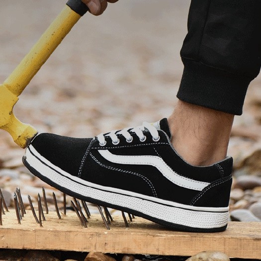 รองเท้านิรภัย หัวเหล็ก แผ่นเหล็ก รองเท้าทํางาน Safety Shoes