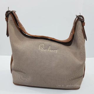 กระเป๋าBrandnameแท้ Burberry Hobo bag ( ส่งฟรี )