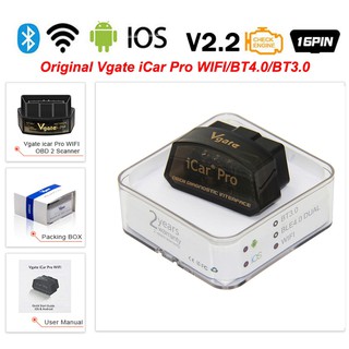 เครื่องสแกนเนอร์บลูทูธ 4 . 0 Elm327 Wifi Obd2 Elm327 Scan สําหรับ Android / Ios Obd2 Obd2