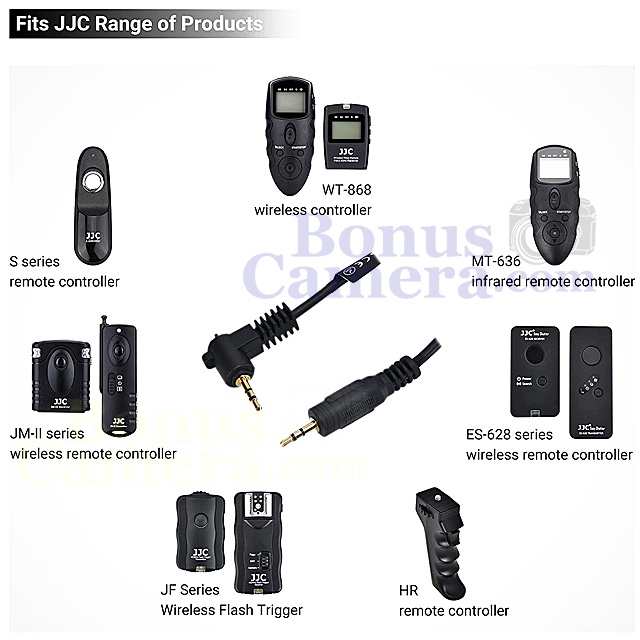 สายต่อสำหรับสายลั่นชัตเตอร์และรีโมตกล้อง Canon ที่ใช้ RS-60E3  Cable for Shutter Release, Remote Control
