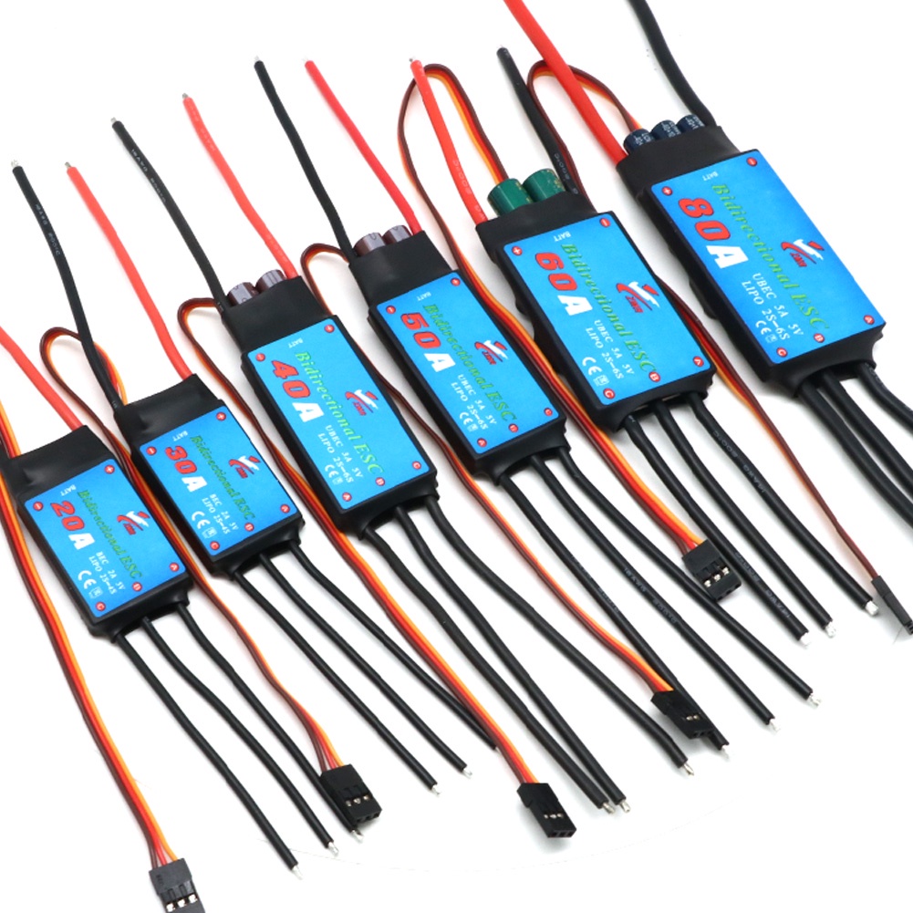 Zmr 12a 20a 30a 40a 50a 60a 80a Bidirectional Esc ใบพัดสําหรับ Rc เรือบังคับวิทยุนิวเมติก
