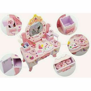 ส่งฟรี  Princess Dressing Table โต๊ะเครื่องแป้งเจ้าหญิง