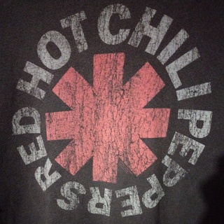 เสื้อยืดมือสอง Vintage Usa วง RED HOT CHILI PEPPERS สีเฟตๆวัยรุ่นชอบ ตอกปี 2000 Size XL อก24/ยาว30