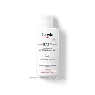 Eucerin baby wash and shampoo 400 mL เบบี้ วอชแอนด์แชมพู