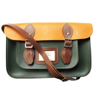 The Leather Satchel Company จากอังกฤษ ขนาด 12.5" สี 3 Tone - Limited British County Fair