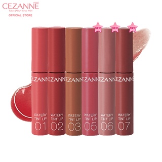 Cezanne Watery Tint Lip ลิปทินท์ผสมออยล์ ​ริมฝีปากที่ฉ่ำวาว