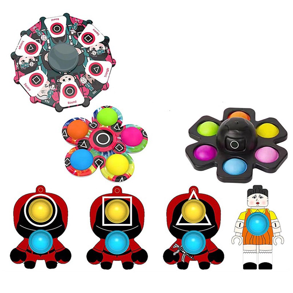 BXzP Kuiran Squid Game Fidget Advent Calendar Toy, Halloween Christmas  Fidget Advent Calendar Pop Fidget Toy Its Fidget | Shopee Thailand