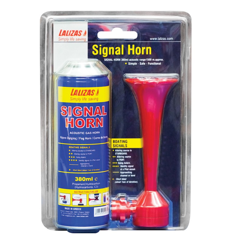 แตรลมกระป๋อง แตรกีฬา เสียงดังไกล 1,500 เมตร Signal horn [Lalizas - 10031, 10032, 10033]