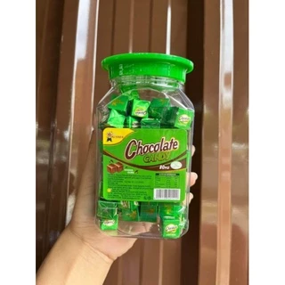 ✅ ช็อคโกแลตแคนดี้ ไมโลคิวป์อัดเม็ด 🍮 1 กระปุกมี 80 เม็ด ✅ chocolate candy 🍬🍭