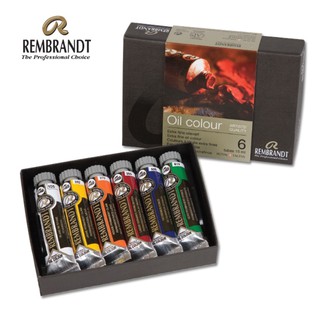 สีน้ำมันชุด Rembrandt 6 สี