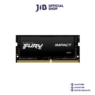 KINGSTON FURY IMPACT 32GB (32GBx1) DDR4 3200MHz RAM NOTEBOOK (หน่วยความจำโน้ตบุ๊ค) (BLACK) (KF432S20IB/32)